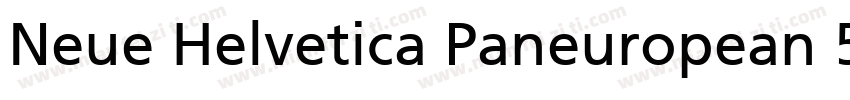 Neue Helvetica Paneuropean 55 Roman字体转换